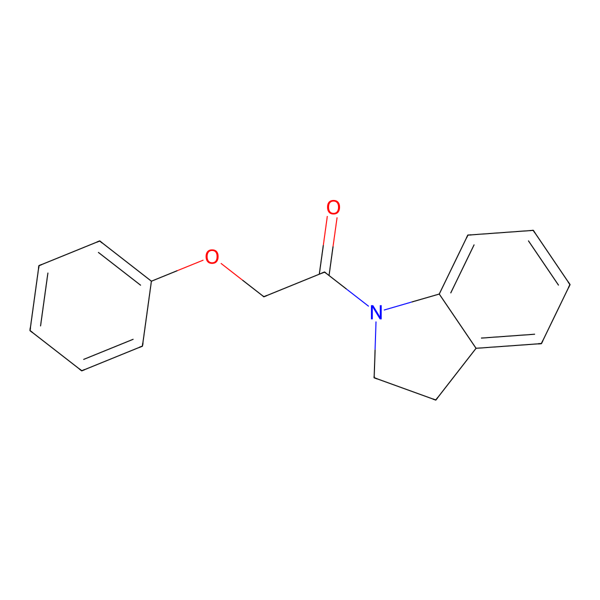 1-(Phenoxyacetyl)indoline molecular structure, CAS 328027-19-6