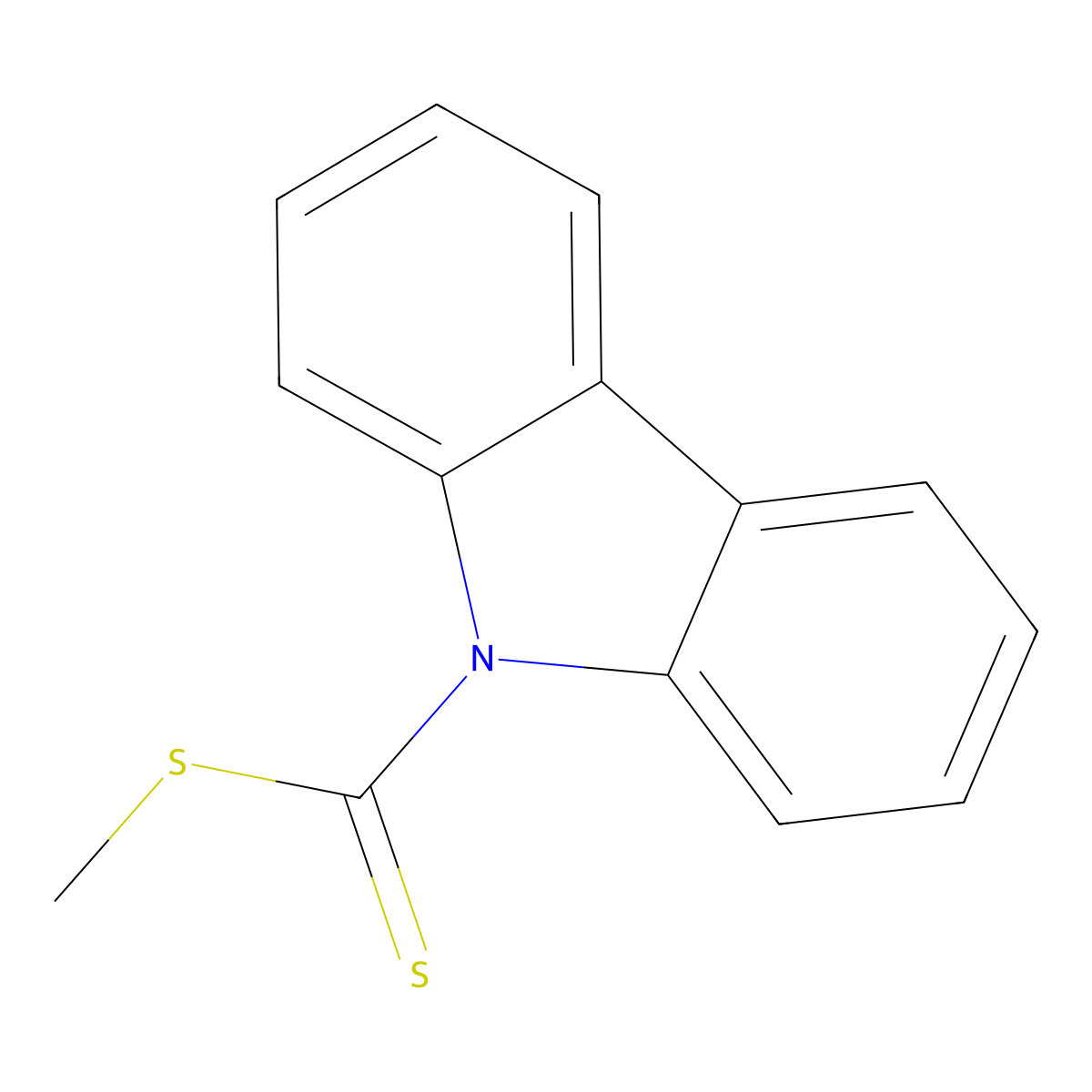 methyl 9H-carbazole-9-carbodithioate molecular structure, CAS 328037-54-3