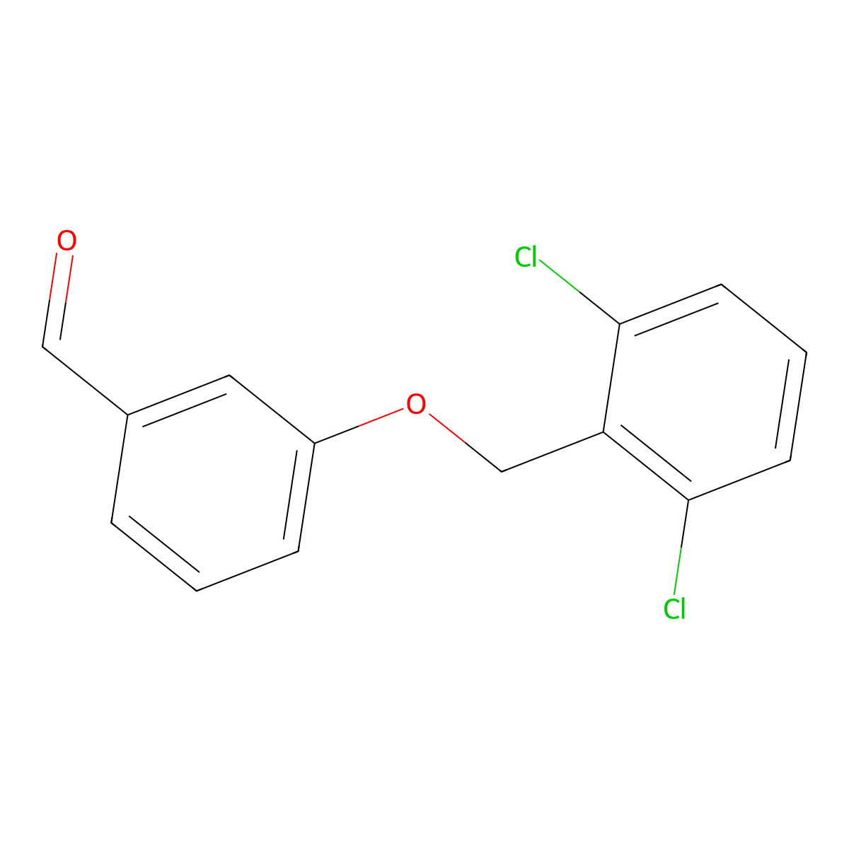 3-[(2,6-Dichlorobenzyl)oxy]benzaldehyde molecular structure, CAS 328062-72-2