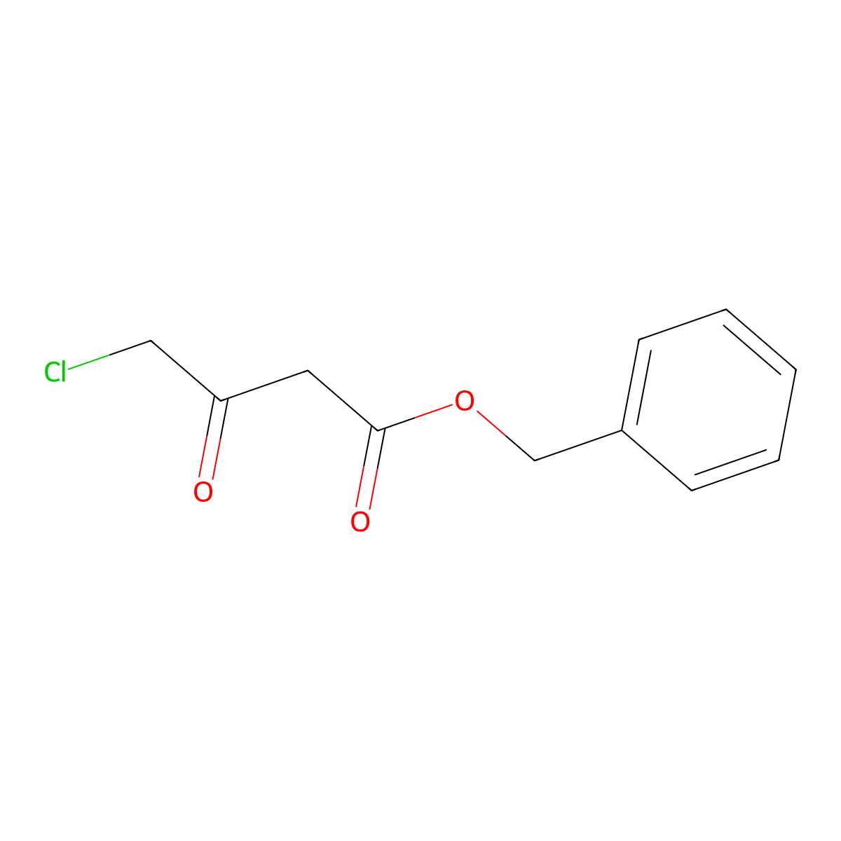 Benzyl 4-chloro-3-oxobutanoate molecular structure, CAS 32807-27-5