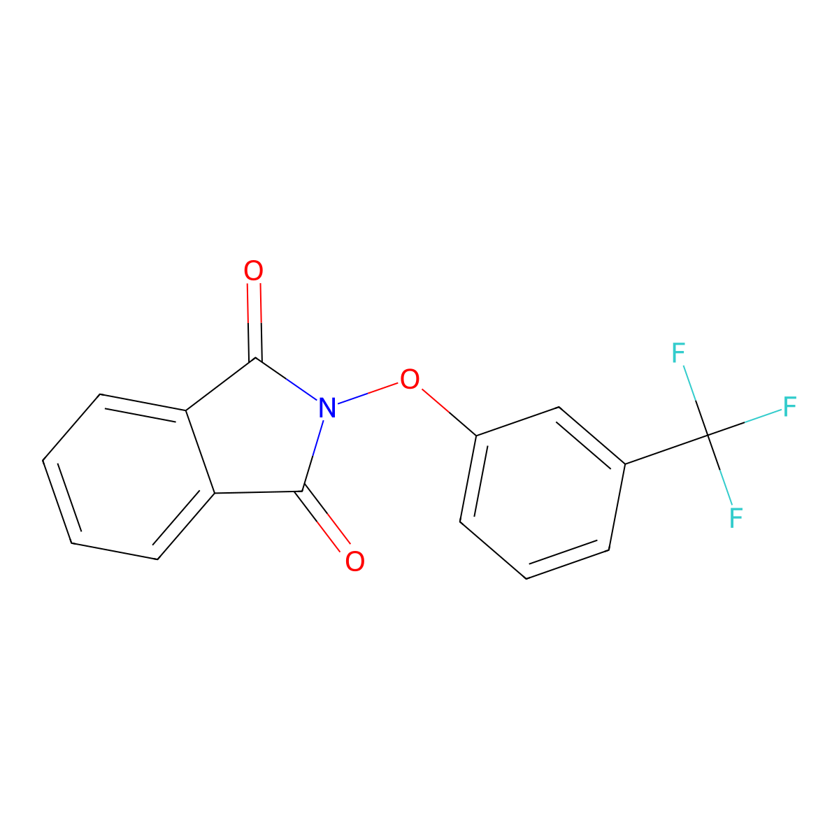 N-(3-Trifluoromethylphenoxy)phthalimide molecular structure, CAS 328081-53-4