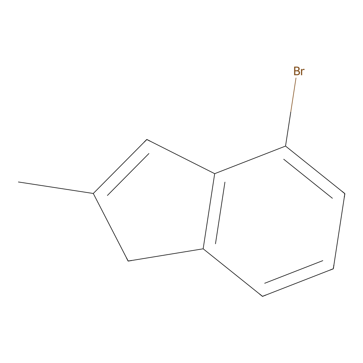 4-Bromo-2-methyl-1h-indene molecular structure, CAS 328085-65-0