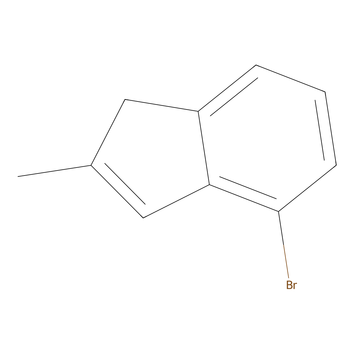 4-Bromo-2-methyl-1h-indene molecular structure, CAS 328085-65-0