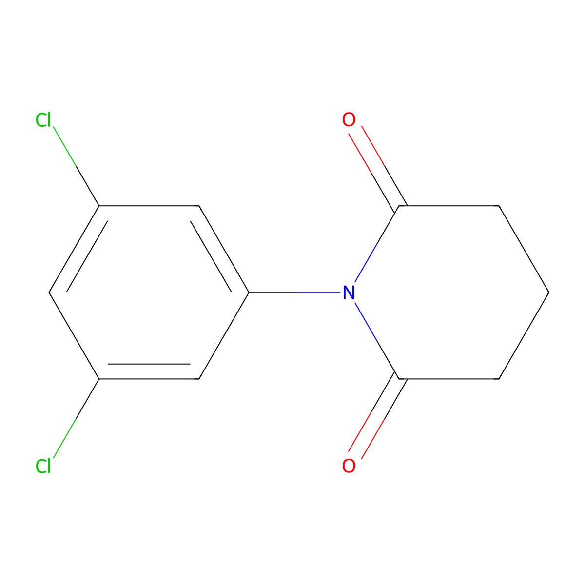 1-(3,5-Dichlorophenyl)-2,6-piperidinedione molecular structure, CAS 32809-21-5