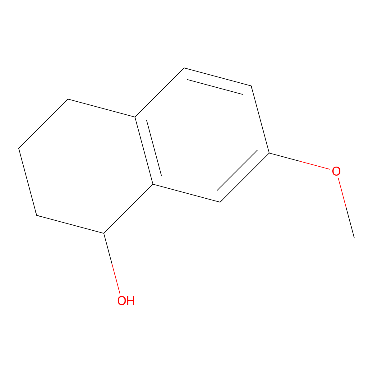 7-Methoxy-1,2,3,4-tetrahydronaphthalen-1-ol molecular structure, CAS 32820-10-3