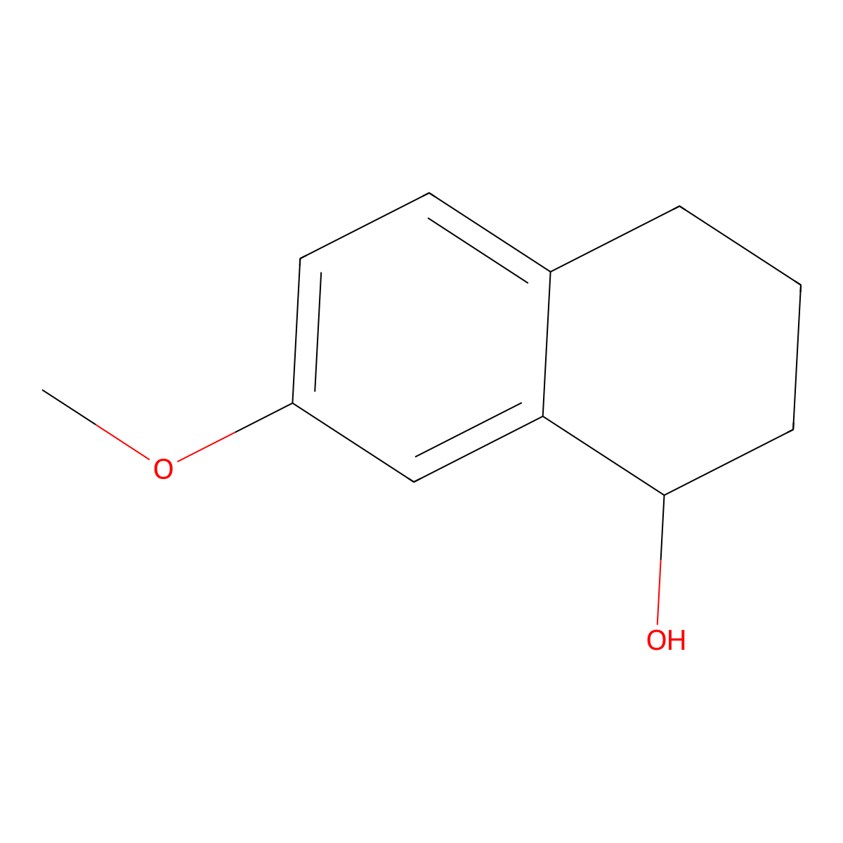 7-Methoxy-1,2,3,4-tetrahydronaphthalen-1-ol molecular structure, CAS 32820-10-3