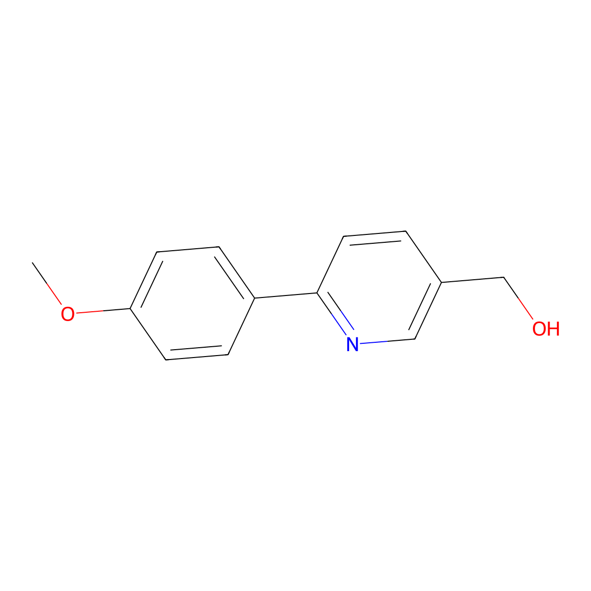 [6-(4-Methoxyphenyl)pyridin-3-yl]methanol molecular structure, CAS 328244-35-5