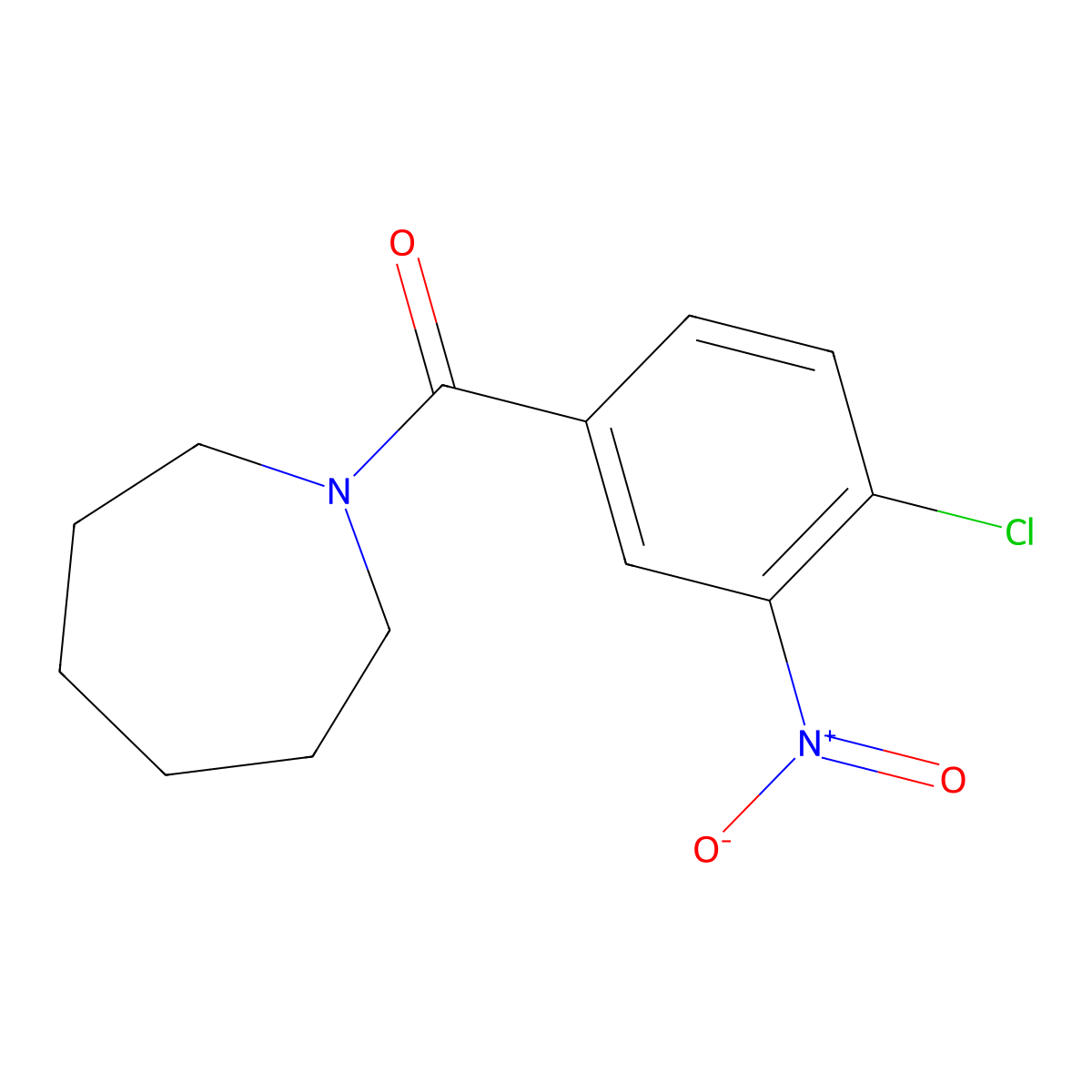 1-(4-Chloro-3-nitrobenzoyl)azepane molecular structure, CAS 328258-55-5