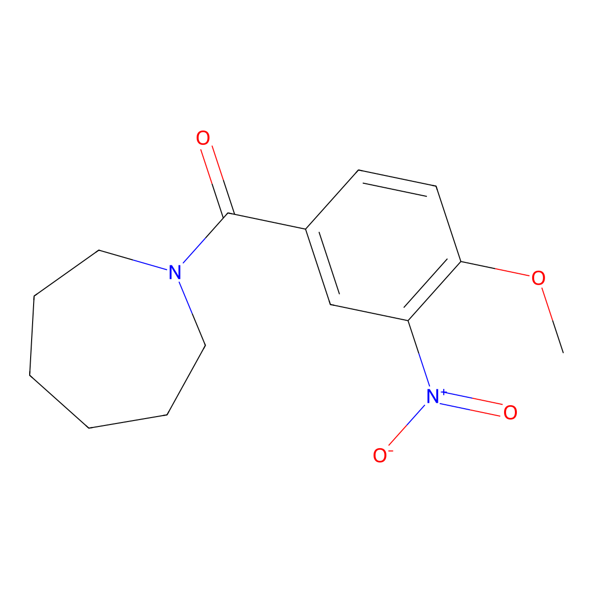 1-(4-Methoxy-3-nitrobenzoyl)azepane molecular structure, CAS 328259-58-1