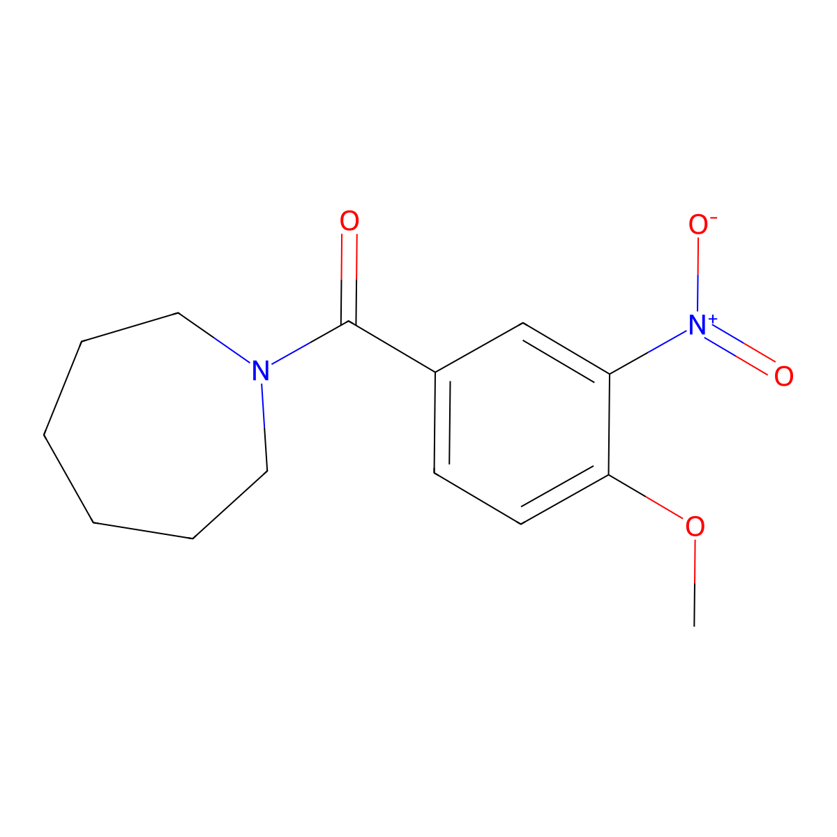 1-(4-Methoxy-3-nitrobenzoyl)azepane molecular structure, CAS 328259-58-1