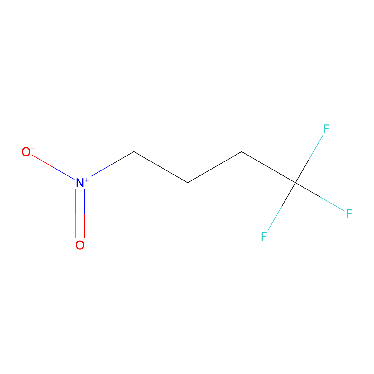 1,1,1-Trifluoro-4-nitrobutane molecular structure, CAS 32827-23-9