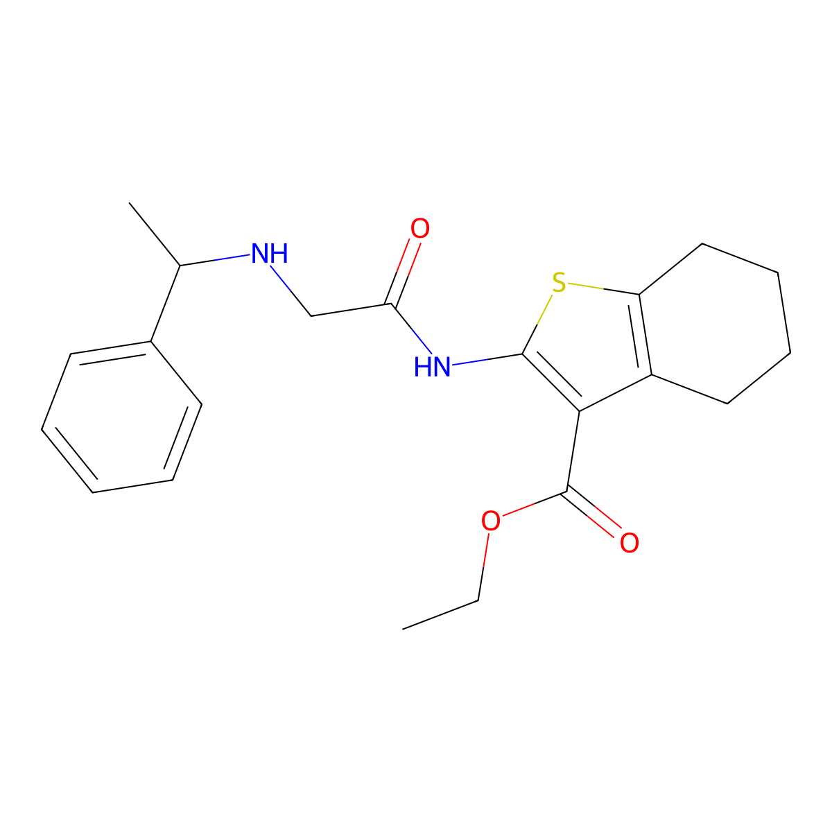 C21H26N2O3S molecular structure, CAS 328278-84-8