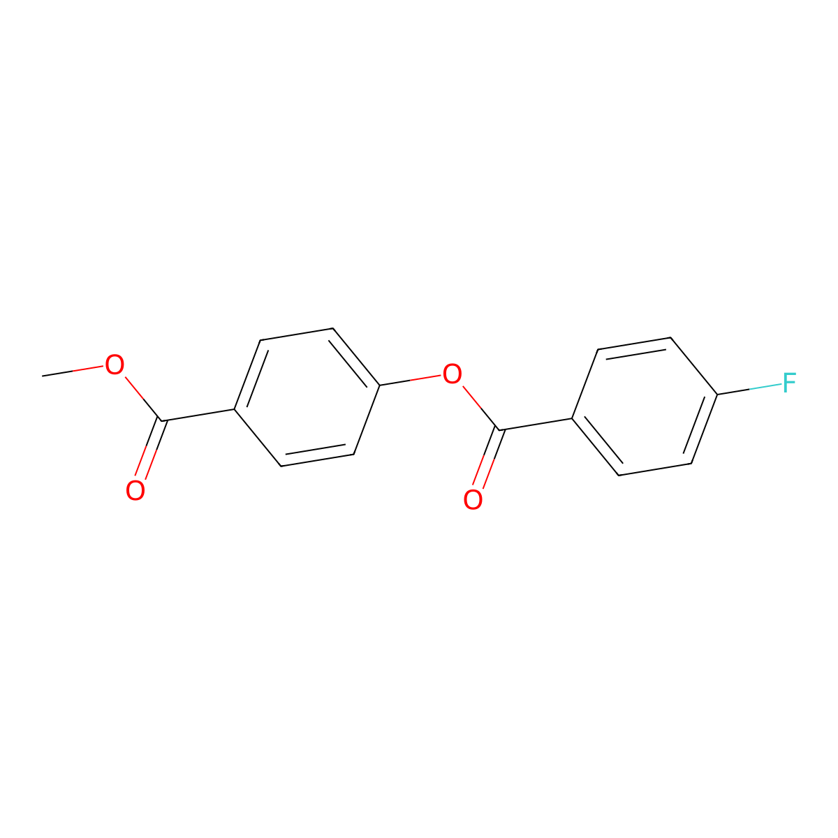 4-(Methoxycarbonyl)phenyl 4-fluorobenzoate molecular structure, CAS 328279-02-3