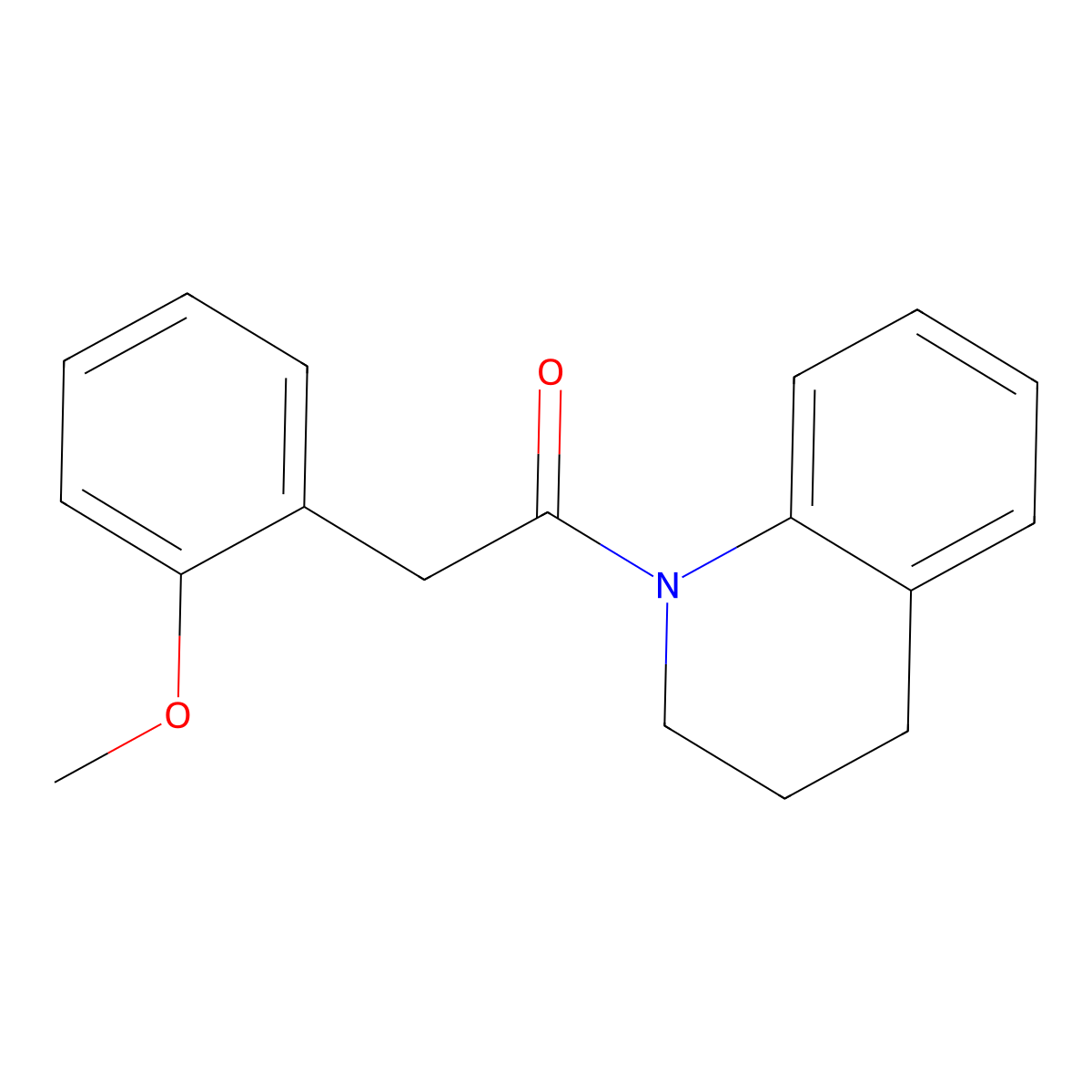 1-[(2-Methoxyphenyl)acetyl]-1,2,3,4-tetrahydroquinoline molecular structure, CAS 328284-45-3