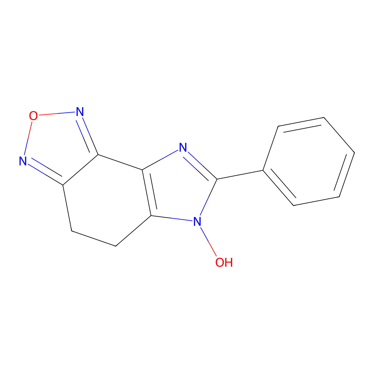 6-Hydroxy-7-phenyl-4,5-dihydroimidazo[4,5-e][2,1,3]benzoxadiazole molecular structure, CAS 328285-97-8