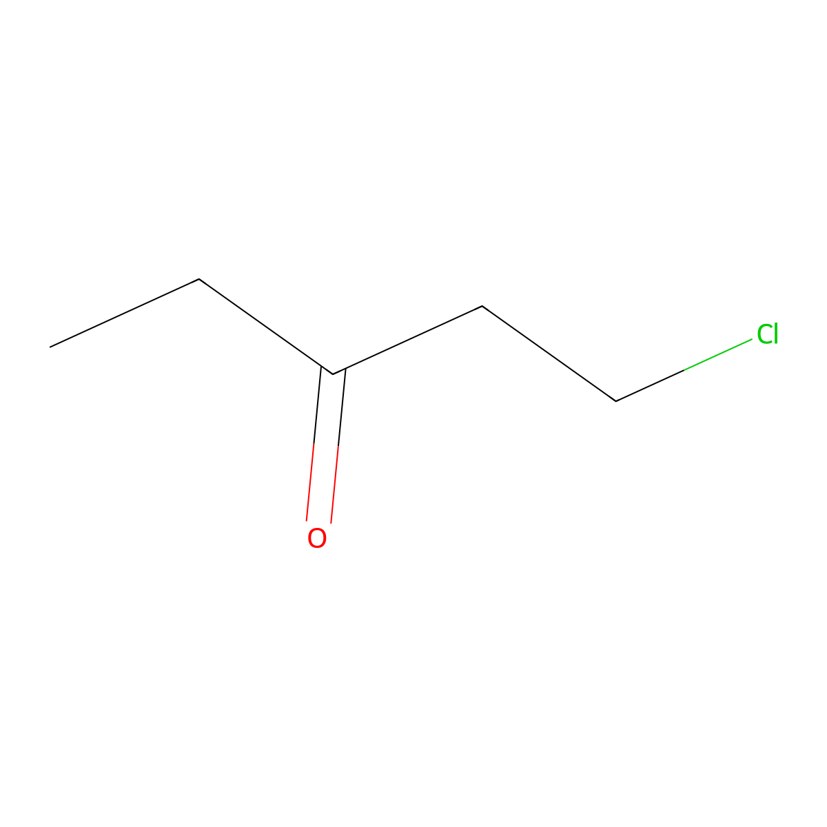 1-Chloro-3-pentanone molecular structure, CAS 32830-97-0