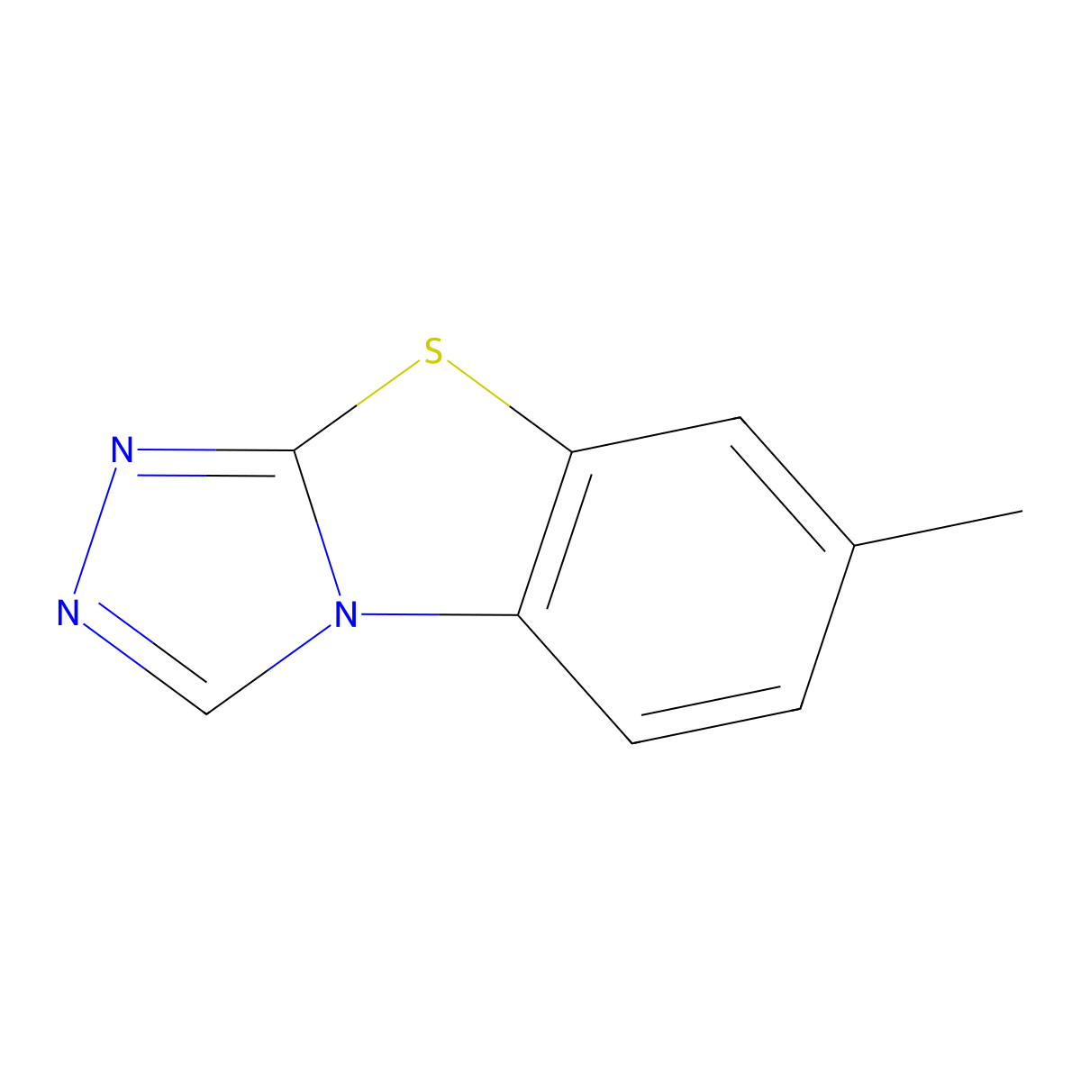 7-Methyl(1,2,4)triazolo(3,4-b)(1,3)benzothiazole molecular structure, CAS 32835-39-5