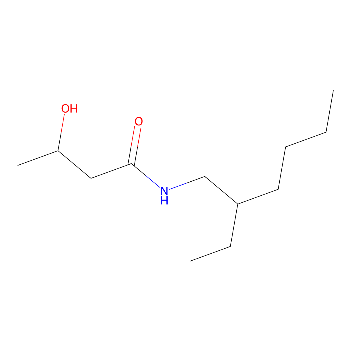 Butoctamide molecular structure, CAS 32838-26-9