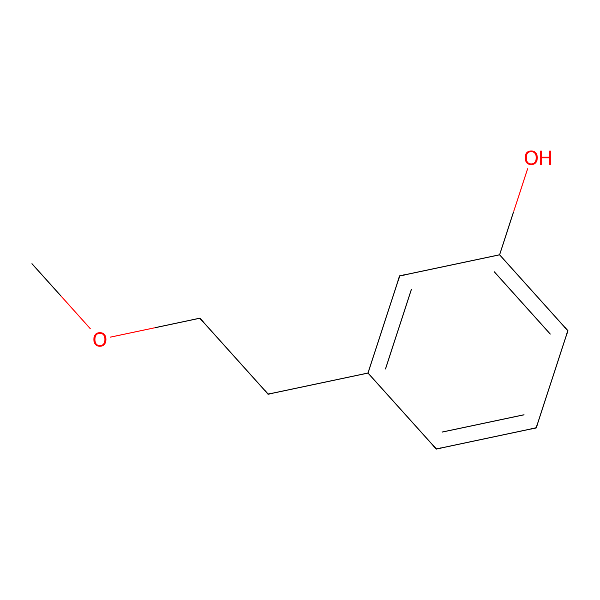 3-(2-Methoxyethyl)phenol molecular structure, CAS 32846-01-8