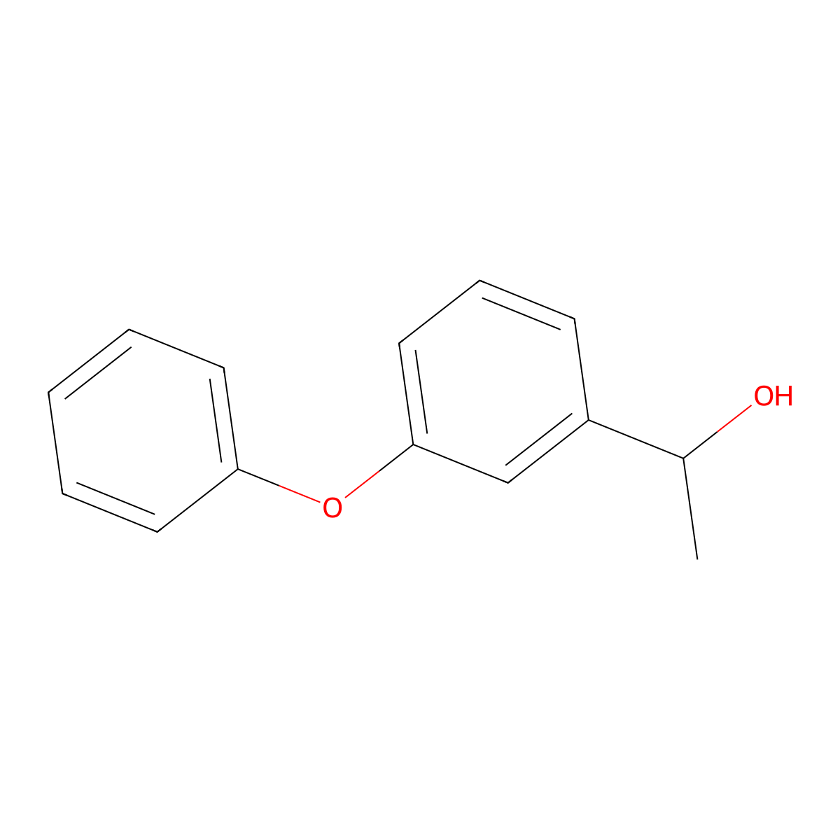 1-(3-Phenoxyphenyl)ethanol molecular structure, CAS 32852-93-0