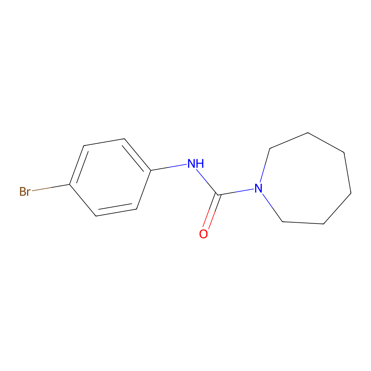 N-(4-bromophenyl)azepane-1-carboxamide molecular structure, CAS 328539-12-4