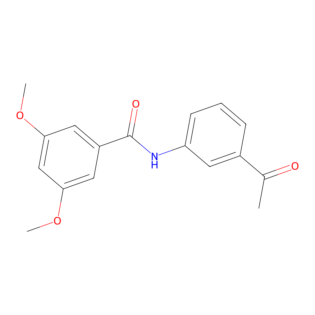 N-(3-acetylphenyl)-3,5-dimethoxybenzamide molecular structure, CAS 328539-48-6