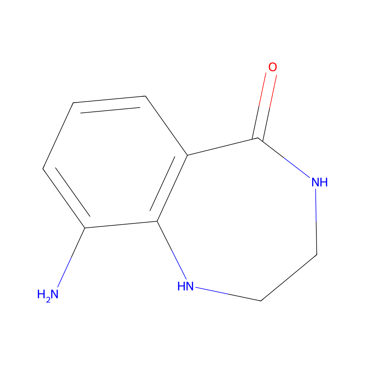 9-Amino-1,2,3,4-tetrahydro-1,4-benzodiazepin-5-one molecular structure, CAS 328546-66-3
