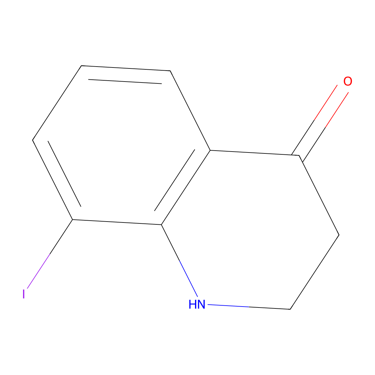 8-Iodo-2,3-dihydroquinolin-4(1H)-one molecular structure, CAS 328546-78-7