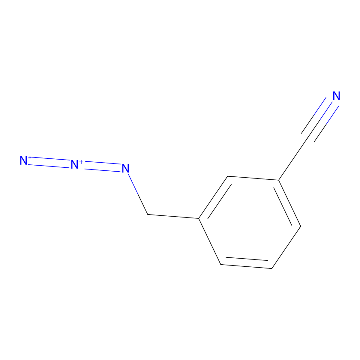 3-(Azidomethyl)benzonitrile molecular structure, CAS 328552-90-5