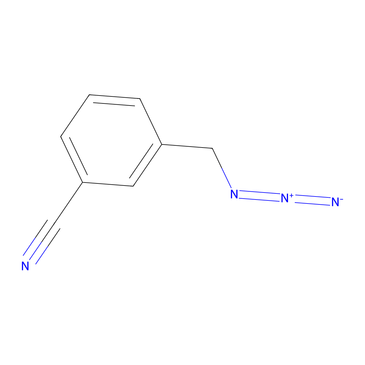 3-(Azidomethyl)benzonitrile molecular structure, CAS 328552-90-5