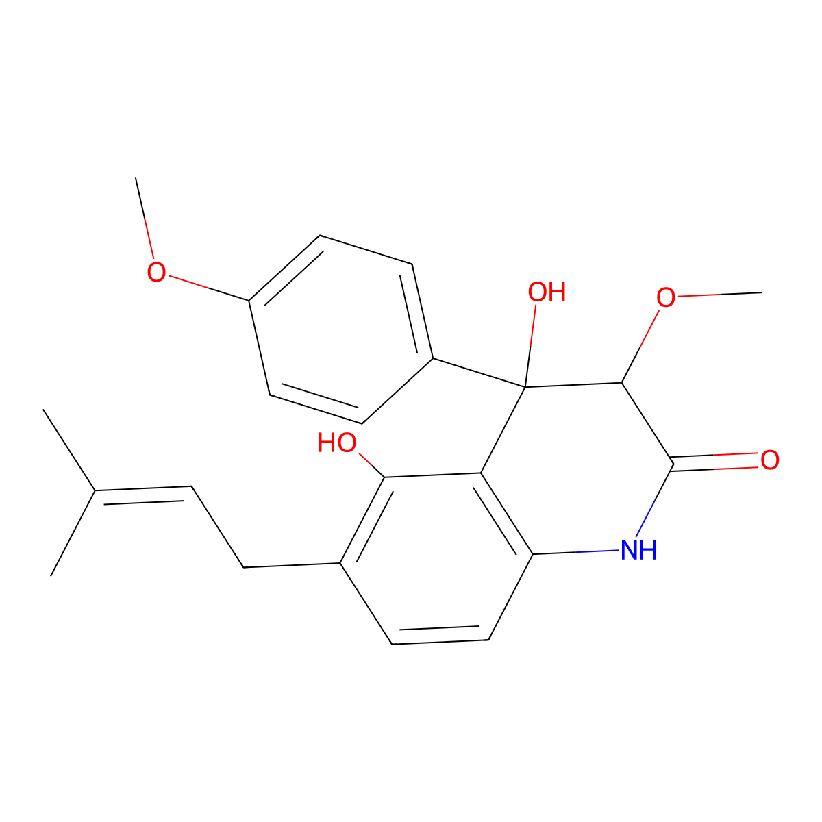 Peniprequinolone molecular structure, CAS 328556-06-5