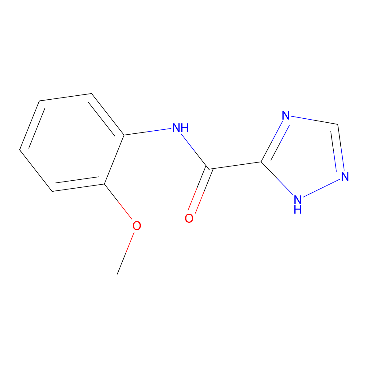 N-(2-methoxyphenyl)-1H-1,2,4-triazole-3-carboxamide molecular structure, CAS 328562-71-6