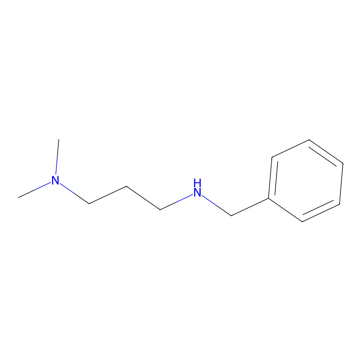 N'-benzyl-N,N-dimethylpropane-1,3-diamine molecular structure, CAS 32857-22-0