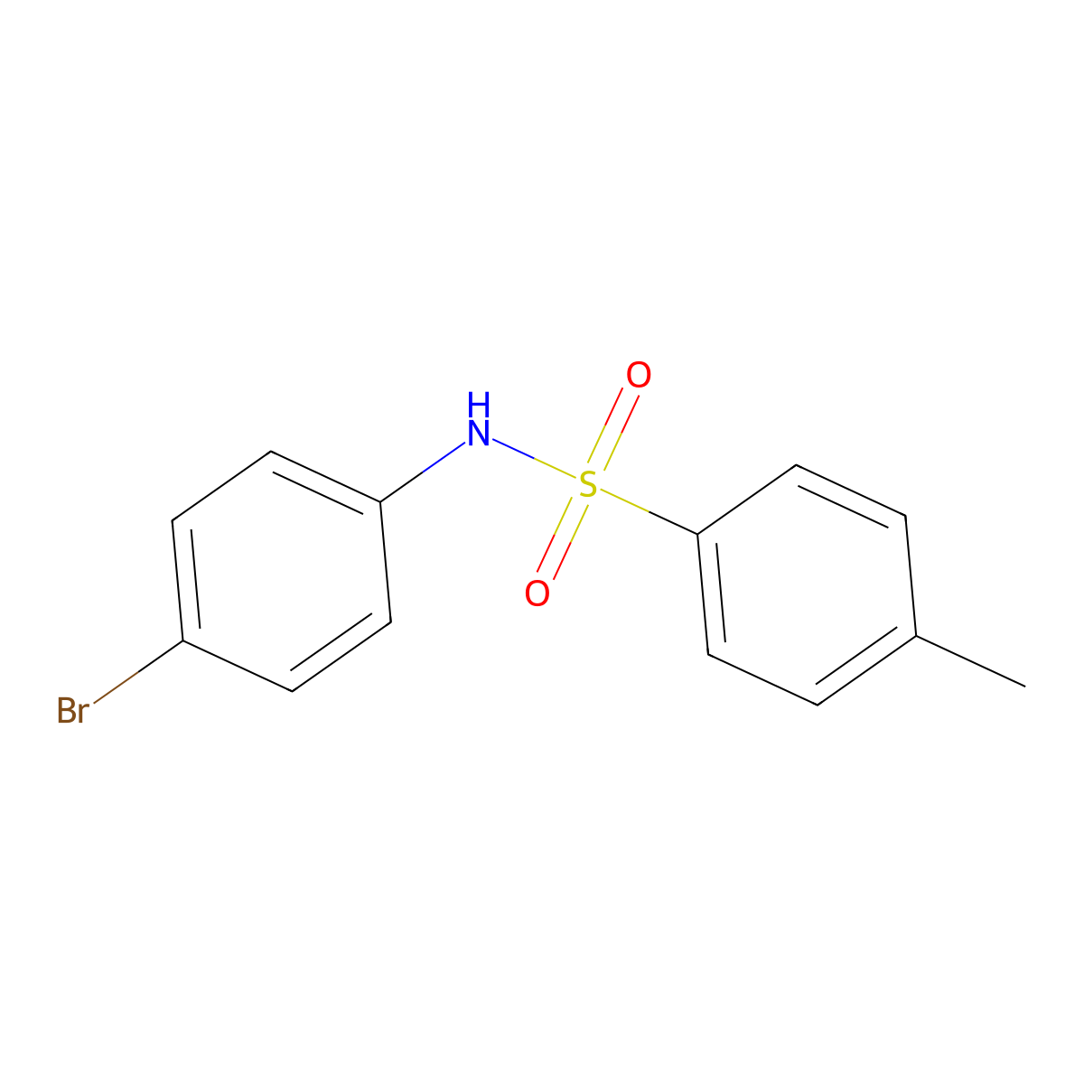 N-(4-Bromophenyl)-4-methylbenzene-1-sulfonamide molecular structure, CAS 32857-48-0