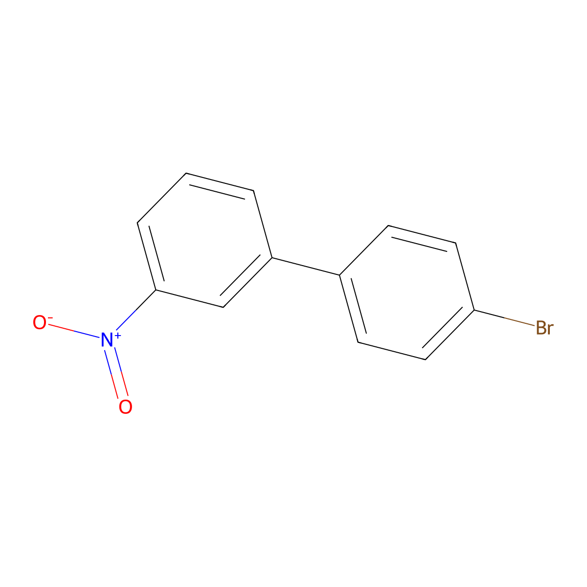 4'-Bromo-3-nitro-1,1'-biphenyl molecular structure, CAS 32858-99-4
