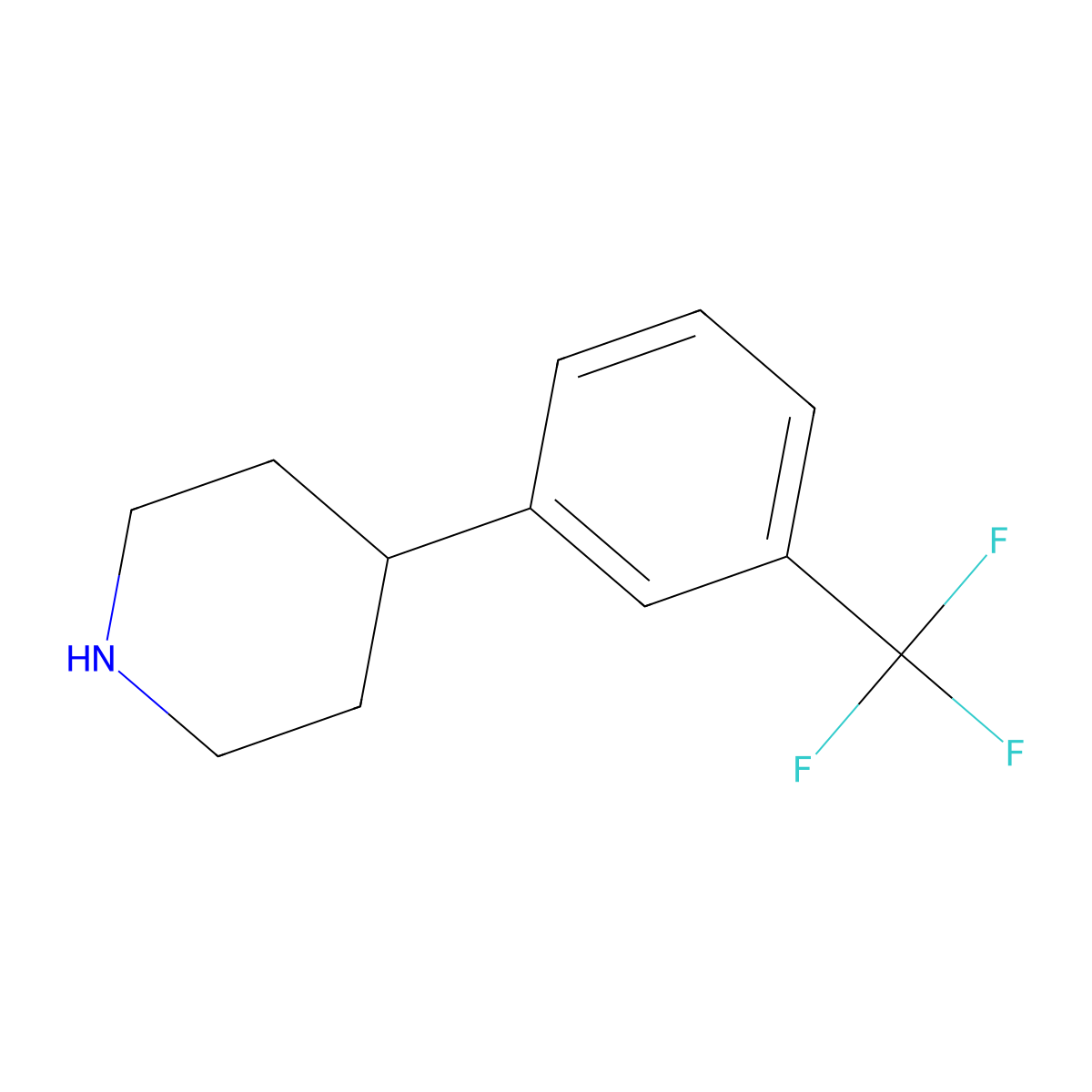 4-(3-(Trifluoromethyl)Phenyl)Piperidine molecular structure, CAS 32860-17-6