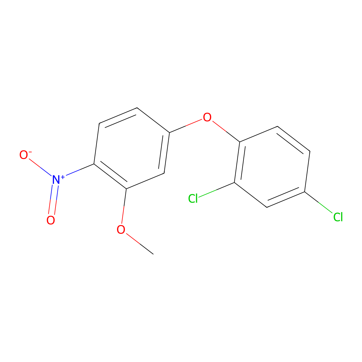 Chlomethoxyfen molecular structure, CAS 32861-85-1