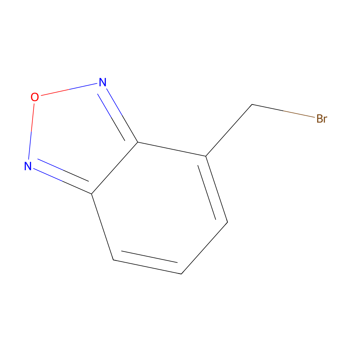 4-(Bromomethyl)-2,1,3-benzoxadiazole molecular structure, CAS 32863-30-2