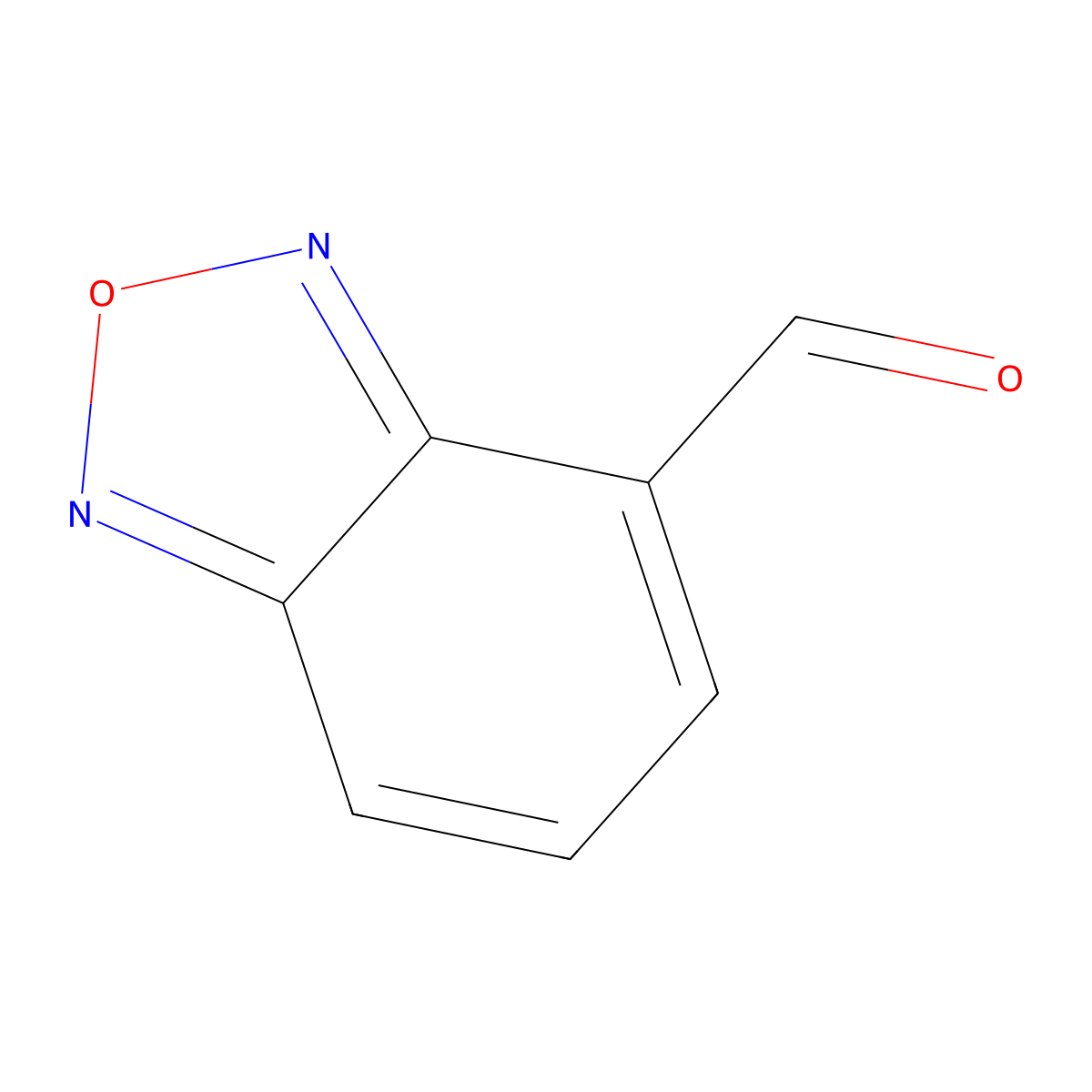 2,1,3-Benzoxadiazole-4-carbaldehyde molecular structure, CAS 32863-32-4