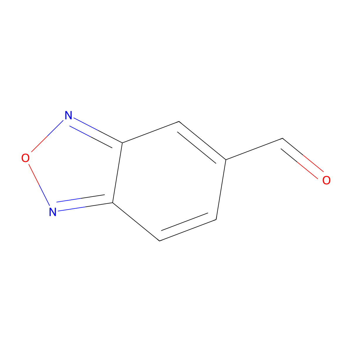 Benzo(c)(1,2,5)oxadiazole-5-carbaldehyde molecular structure, CAS 32863-33-5