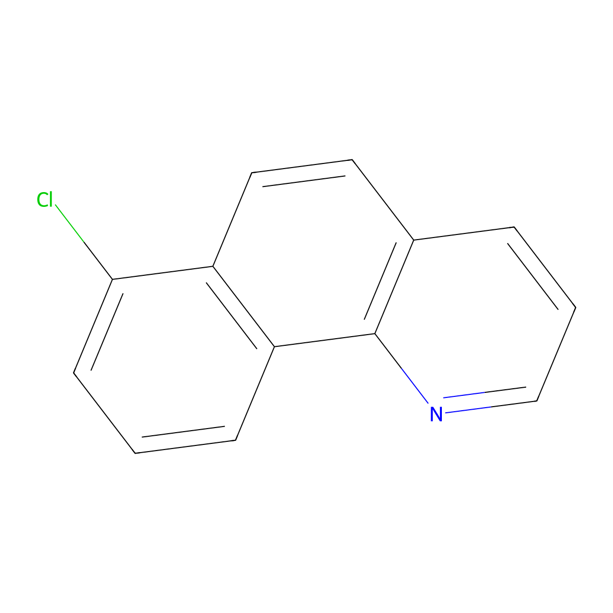 7-Chlorobenzo[h]quinoline molecular structure, CAS 32863-83-5
