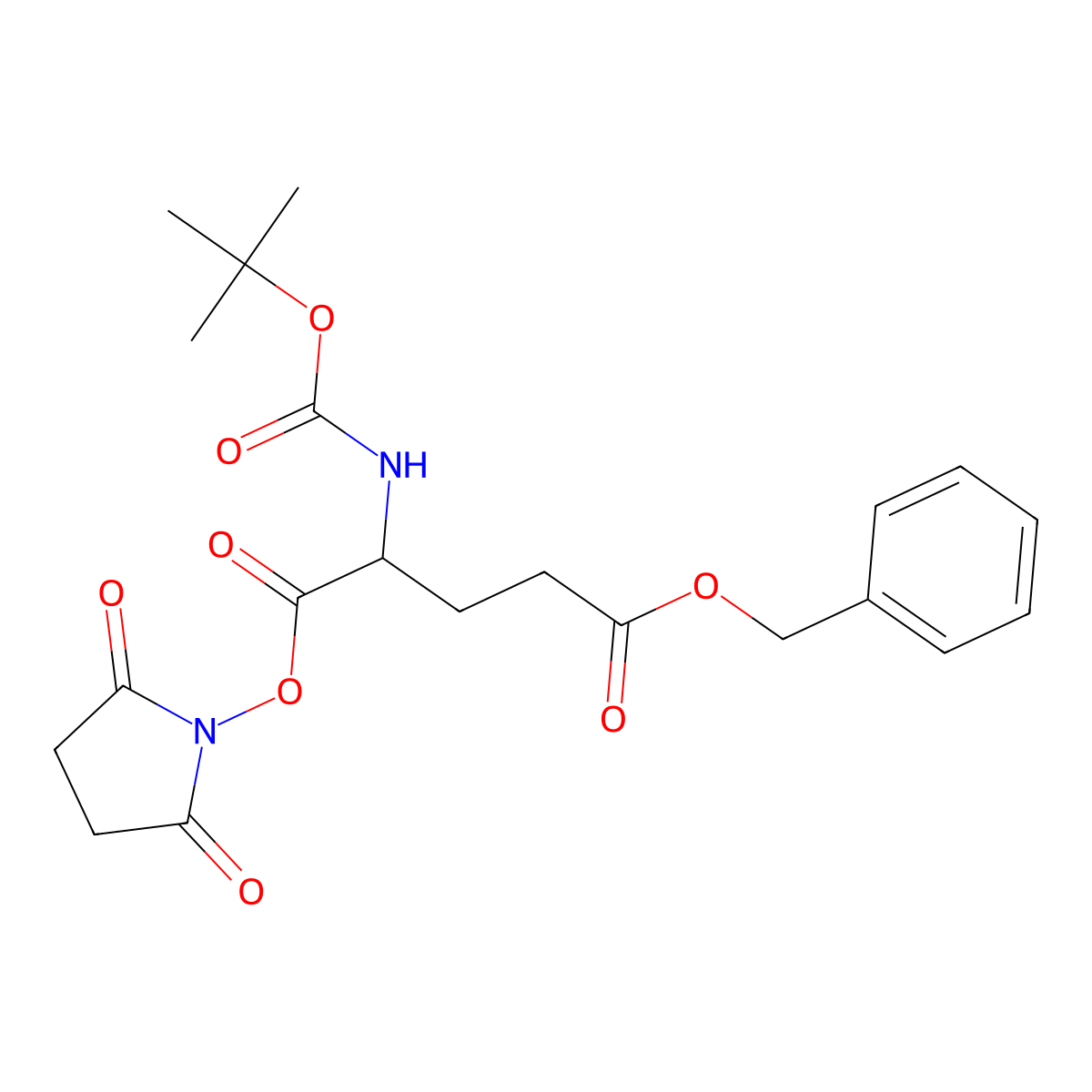 Boc-glu(obzl)-osu molecular structure, CAS 32886-40-1