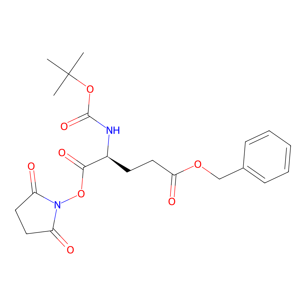 Boc-glu(obzl)-osu molecular structure, CAS 32886-40-1