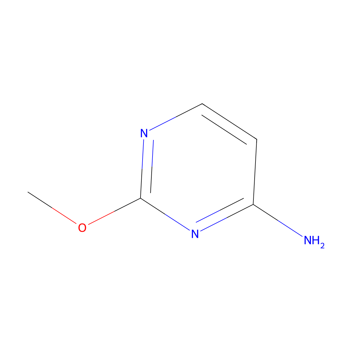 2-O-Methylcytosine molecular structure, CAS 3289-47-2