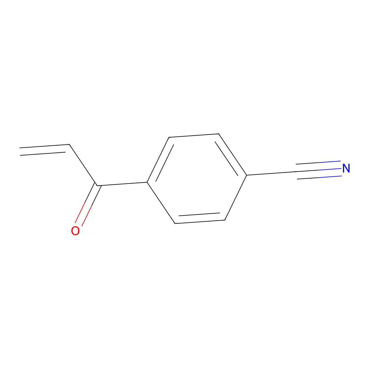 4-(Prop-2-enoyl)benzonitrile molecular structure, CAS 32893-12-2