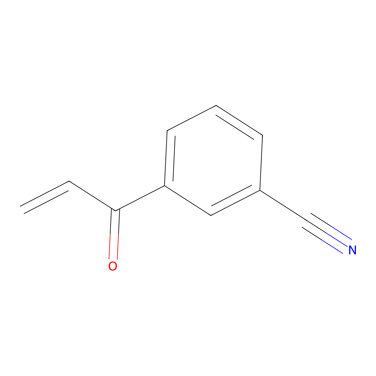 3-(Prop-2-enoyl)benzonitrile molecular structure, CAS 32893-14-4