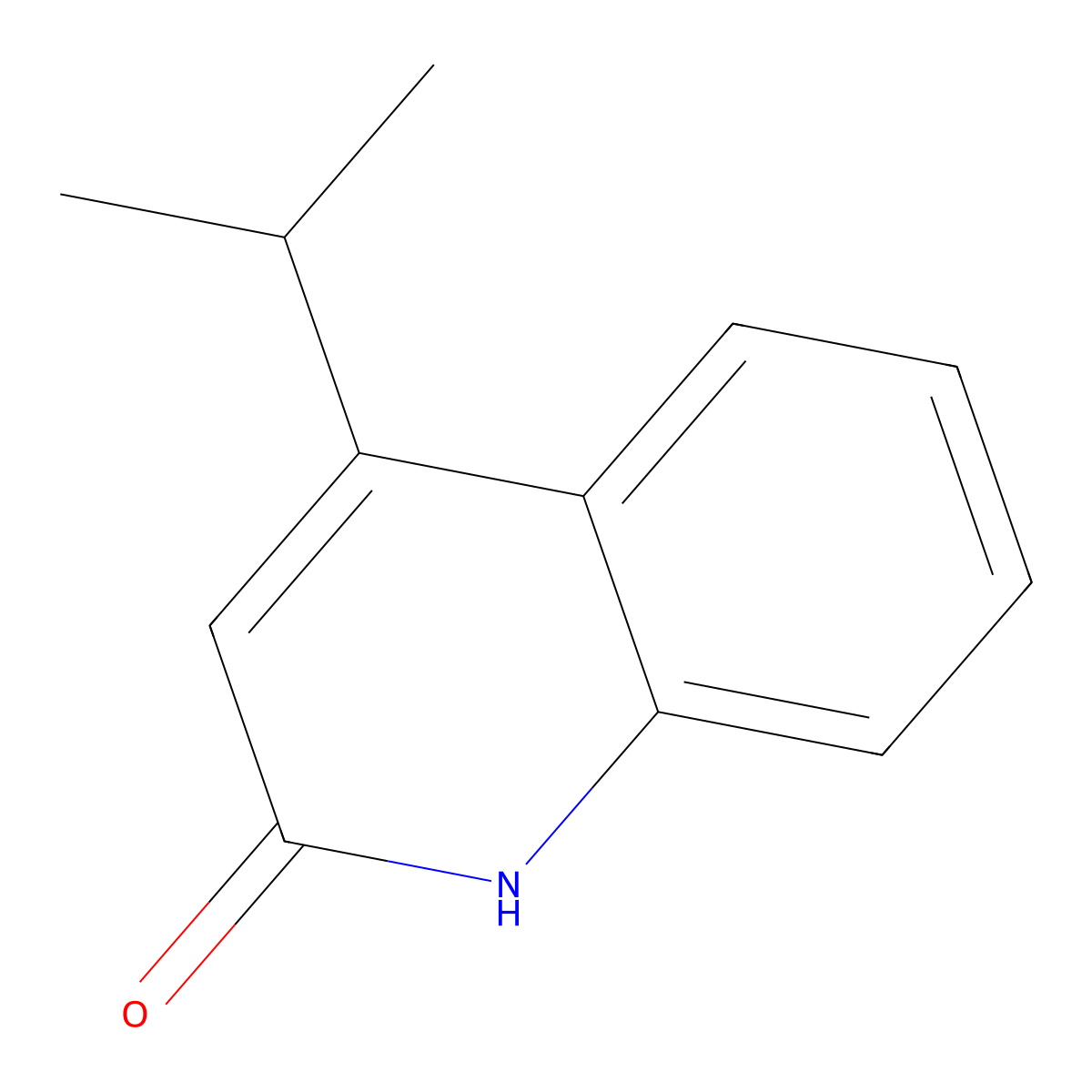 4-(Propan-2-yl)-1,2-dihydroquinolin-2-one molecular structure, CAS 328956-40-7