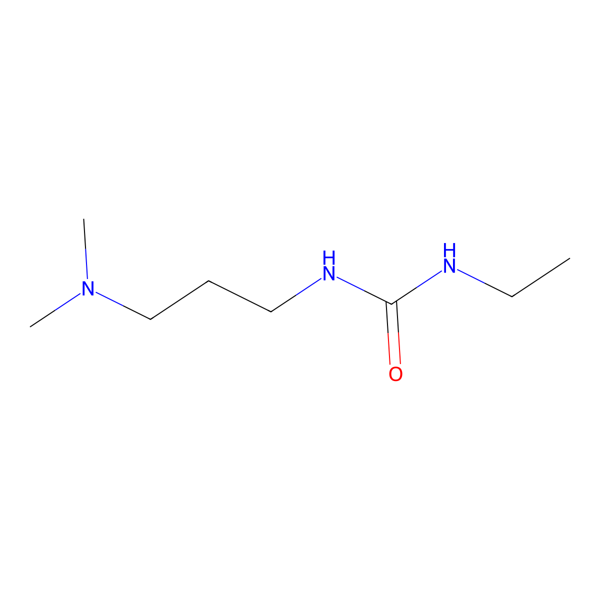1-(3-Dimethylaminopropyl)-3-ethylurea molecular structure, CAS 32897-26-0