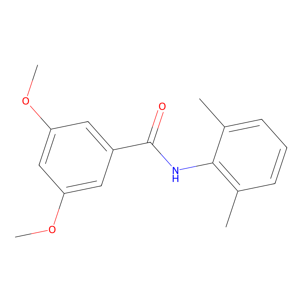 N-(2,6-dimethylphenyl)-3,5-dimethoxybenzamide molecular structure, CAS 328977-46-4