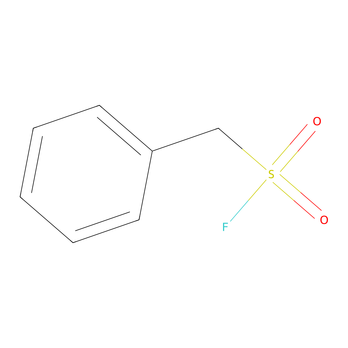 Phenylmethylsulfonyl Fluoride molecular structure, CAS 329-98-6